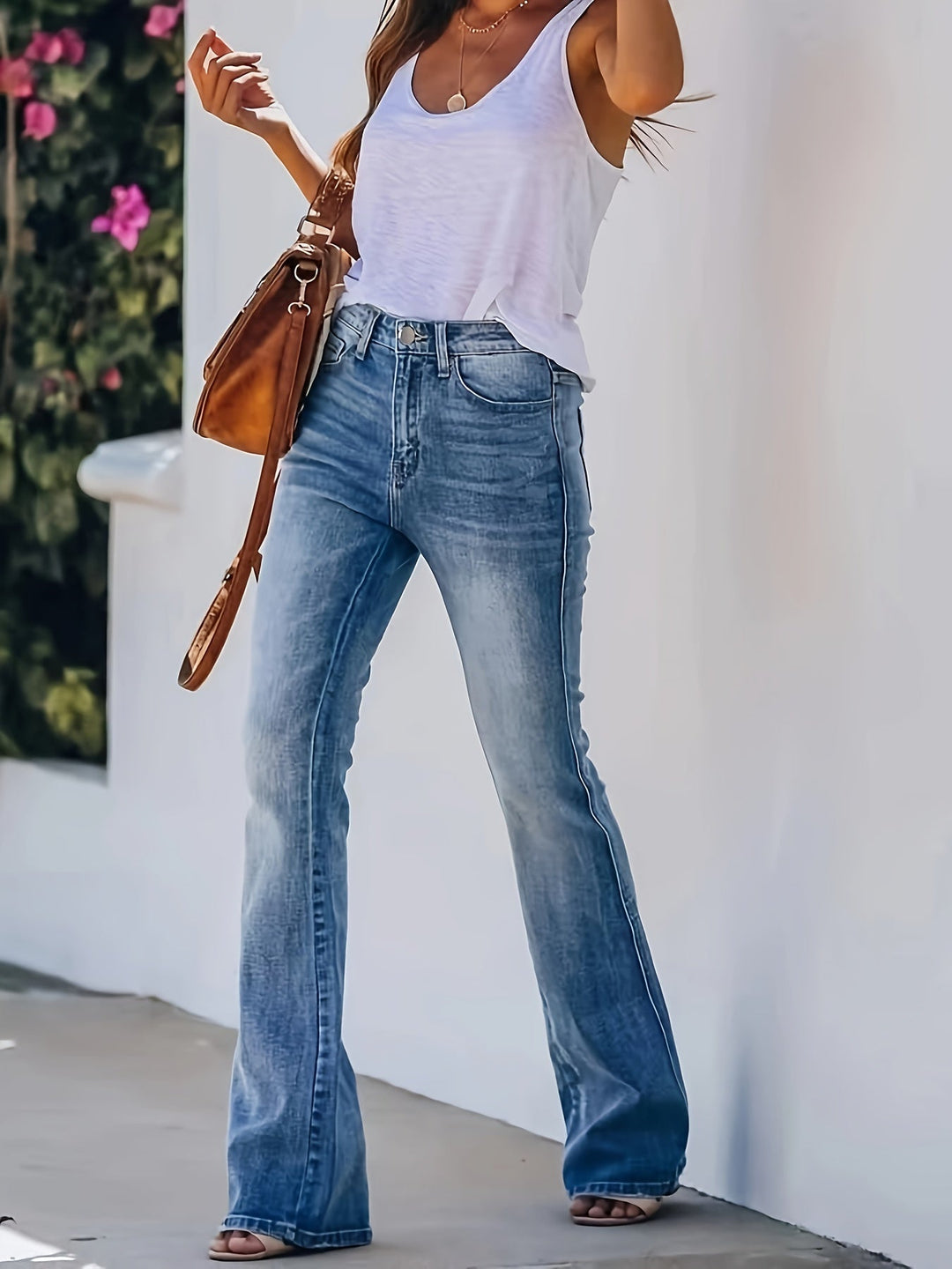 ESTELLE™ - Mid-Rise Flare Jeans