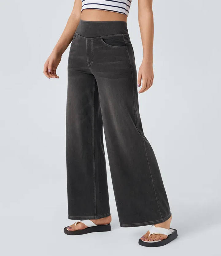 SOLÈNE™ - Wide-Leg Relaxed Jeans