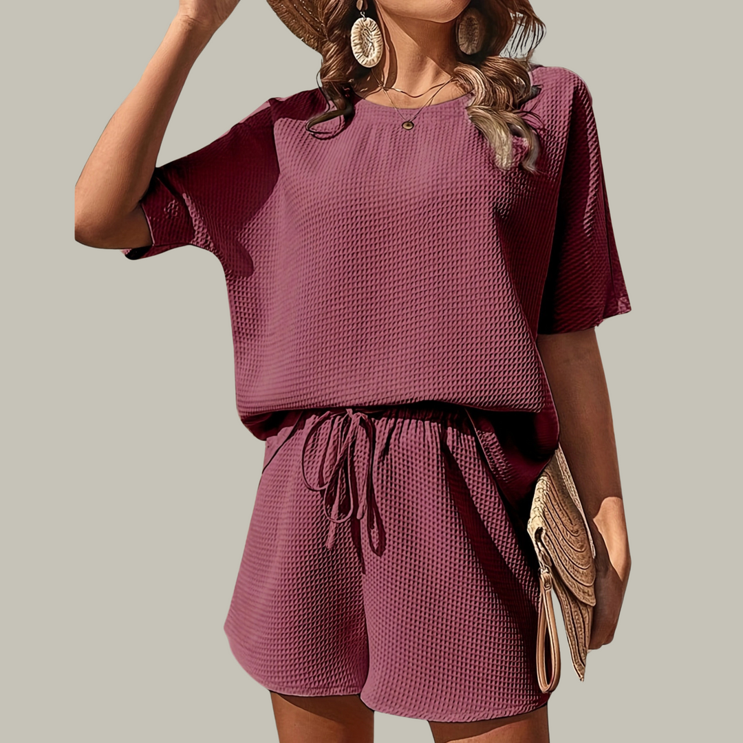 NIEVES™ – Plus Size Summer Lounge Set