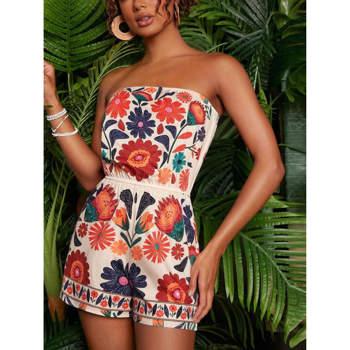 INDIRA™ – Sleeveless Summer Romper