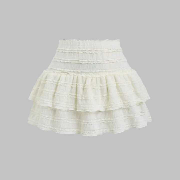 MATHA™ - Stylish Ruffle Hem Skort
