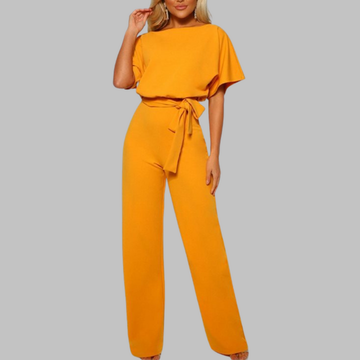 SITA™ - Tie Front Batwing Sleeve Jumpsuit