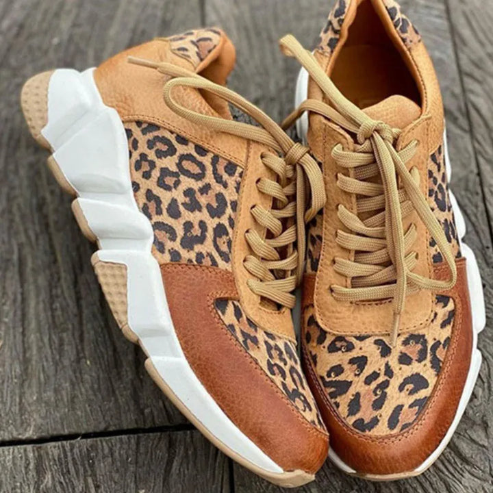 Crizzy | Cozy Leopard Print Sneakers