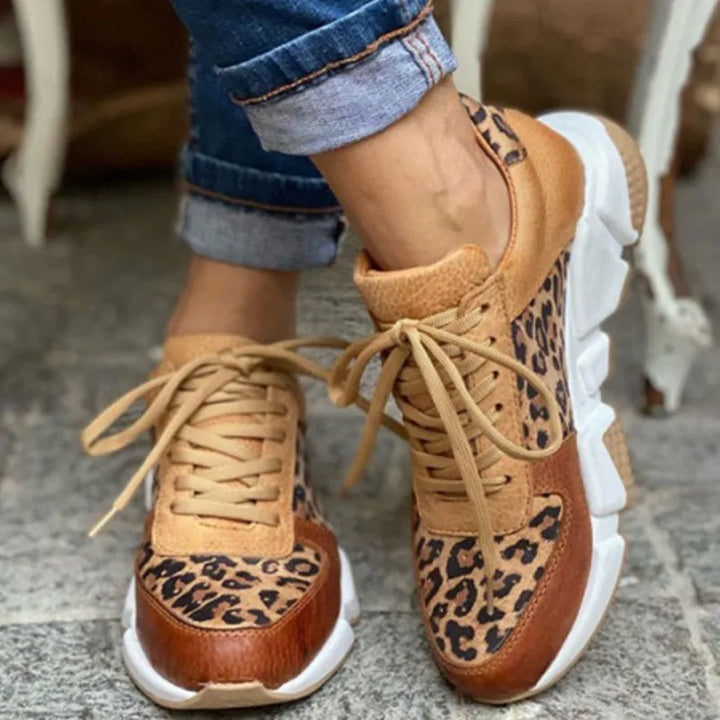 Crizzy | Cozy Leopard Print Sneakers