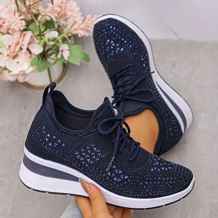 Romee | Orthopedic Sneakers with Rhinestones
