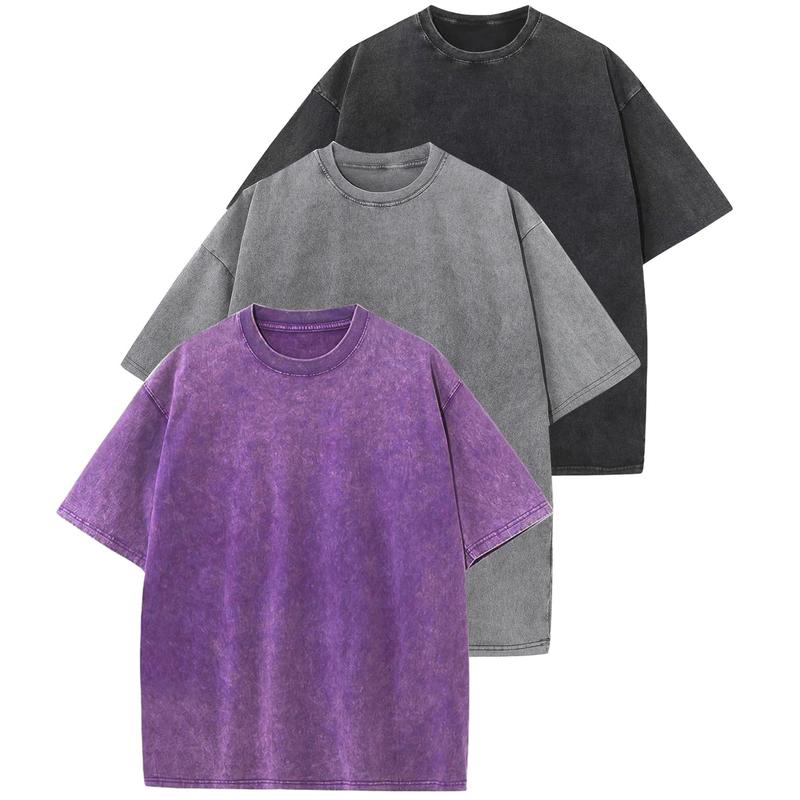 HOLLIE™ - Casual Loose Fit Crew Neck T-Shirt (3-Pack)
