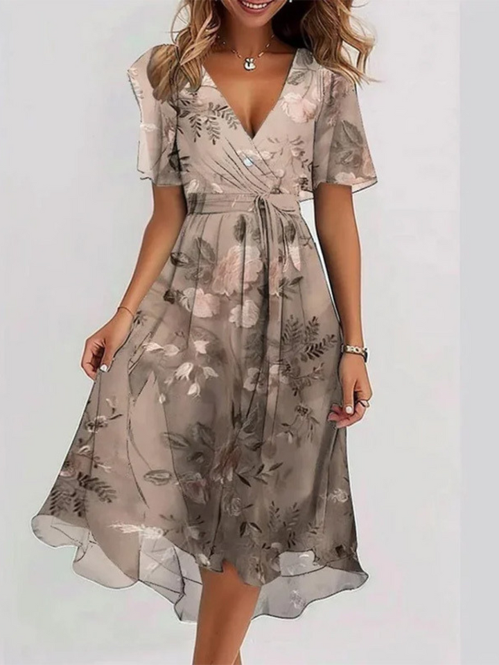 LAVINA™ – Colorful Boho Midi Dress