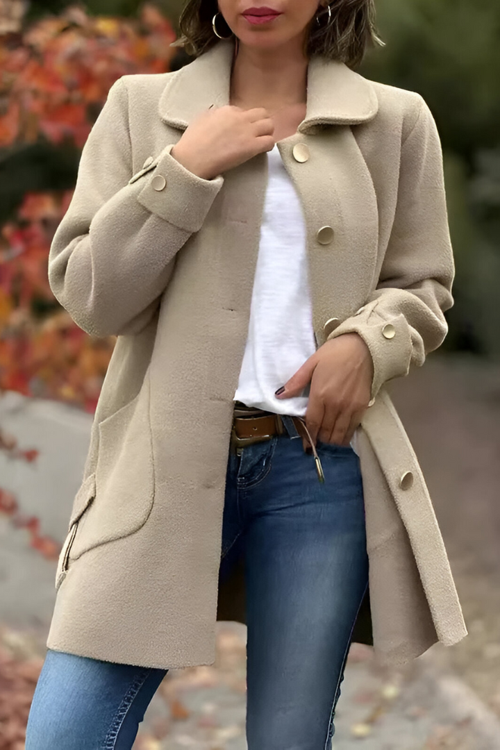 Irena™ | Timeless Button Coat