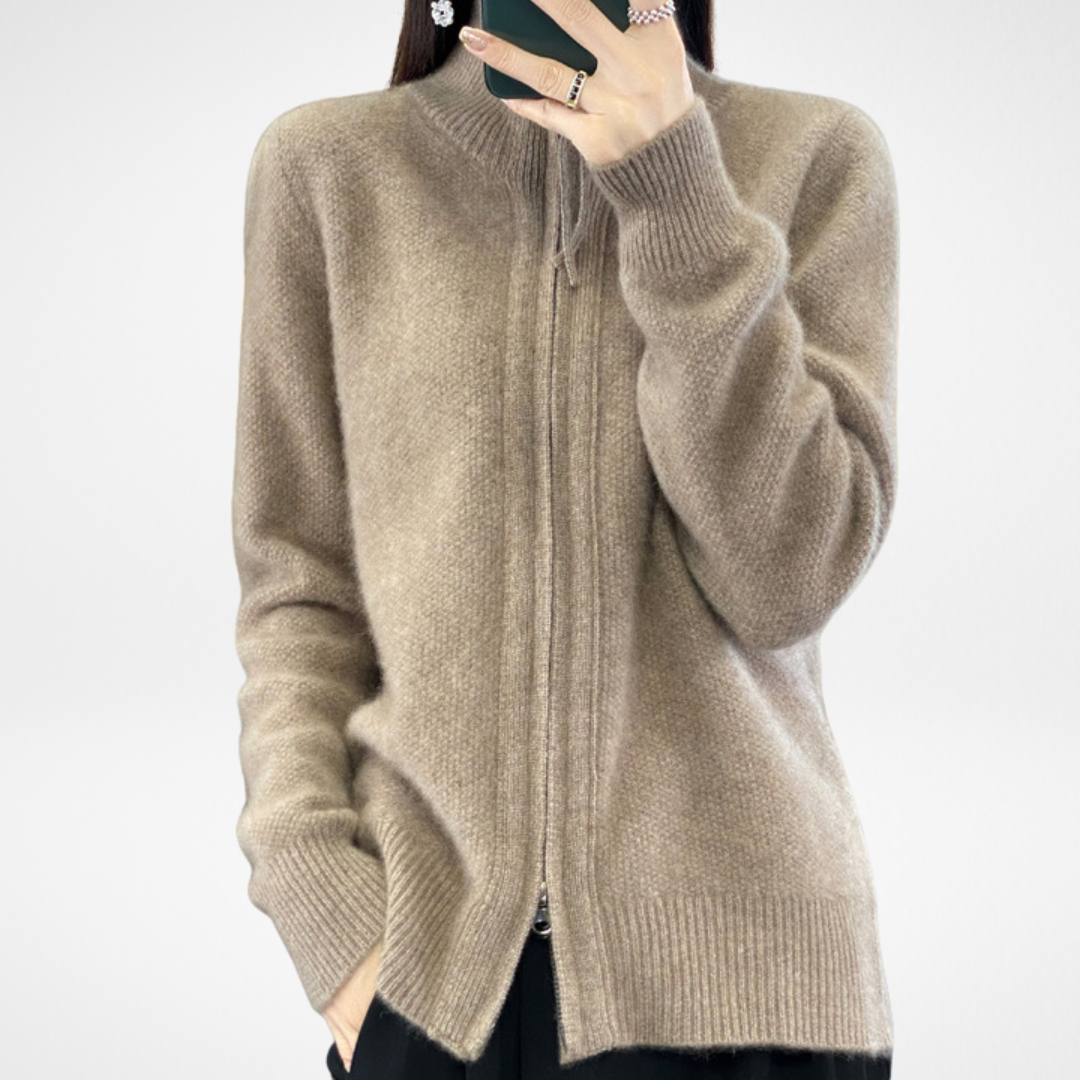 KATRINA™ - Sleek Zip Sweater