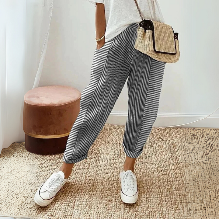 FLORIANE™ - Boho Stripe Relaxed Pants