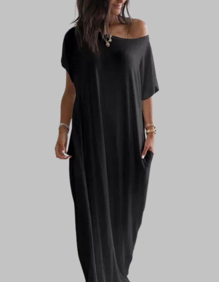 SHAEL™ - Relaxed Round Neck Sleep Nightdress