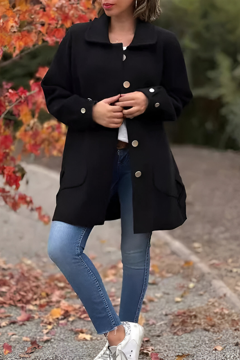 Irena™ | Timeless Button Coat
