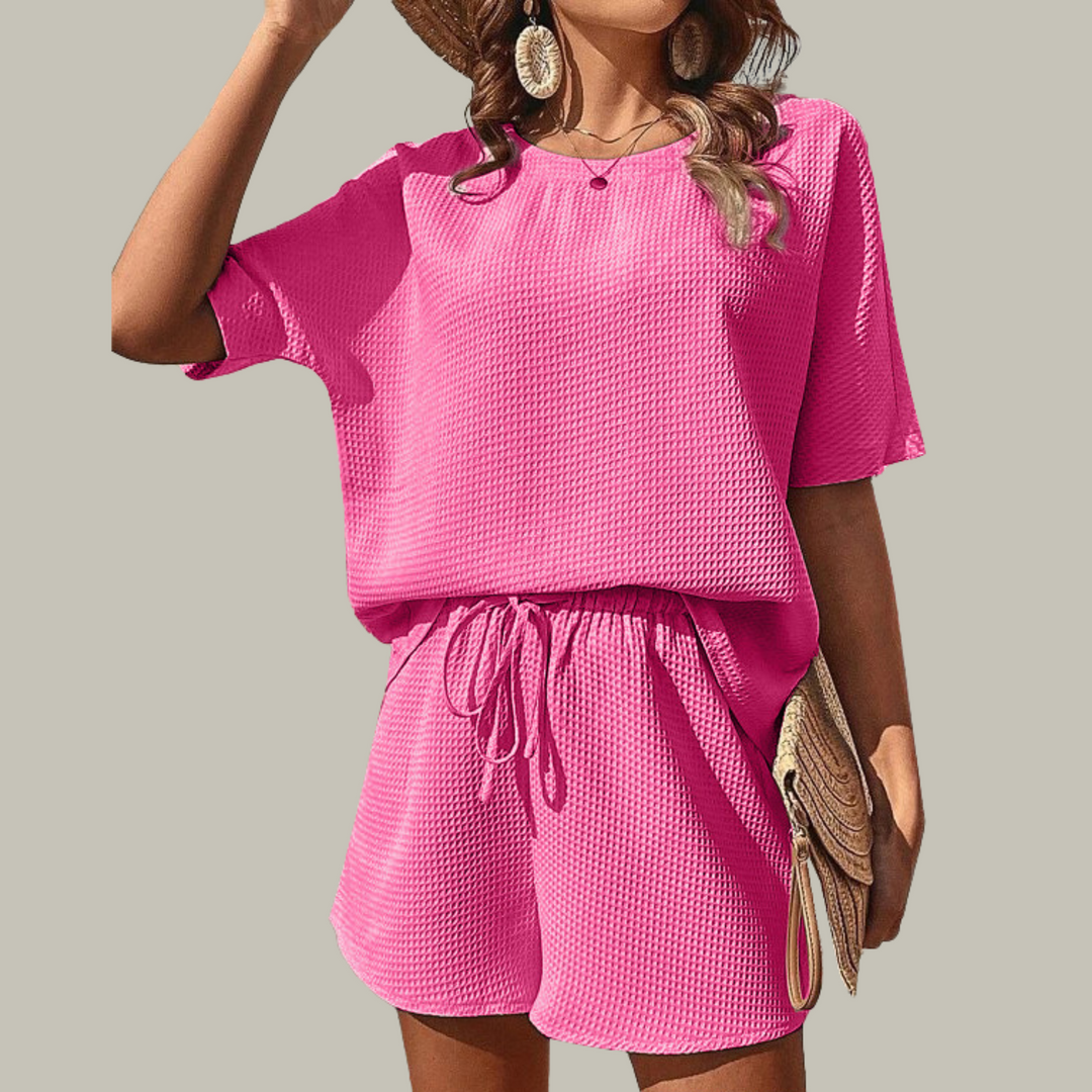 NIEVES™ – Plus Size Summer Lounge Set