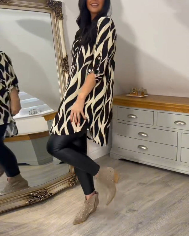 ALEXANDRA™ - Relaxed Fit Printed Top