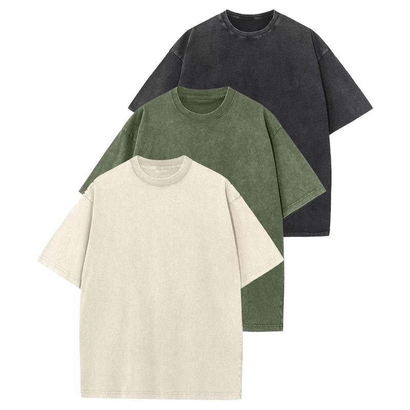 HOLLIE™ - Casual Loose Fit Crew Neck T-Shirt (3-Pack)