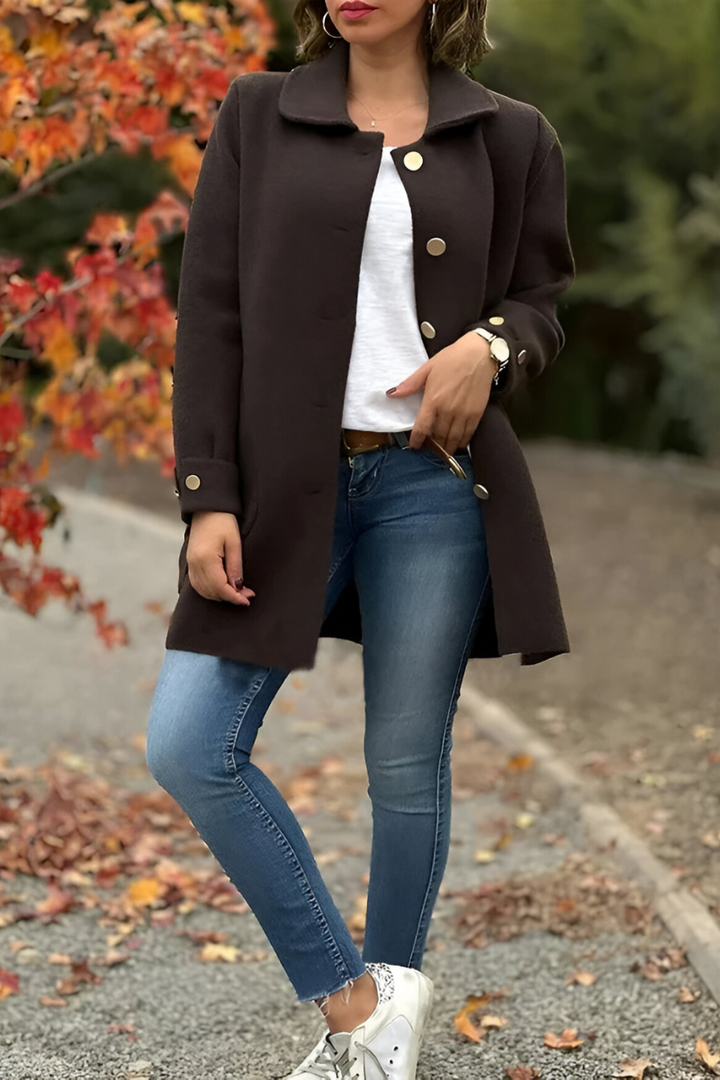 Irena™ | Timeless Button Coat