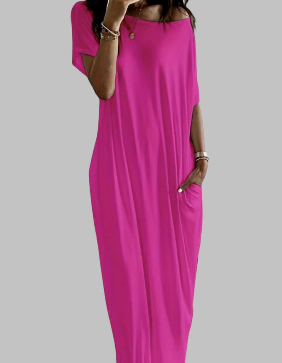 SHAEL™ - Relaxed Round Neck Sleep Nightdress