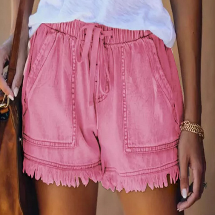 IMELDA™ – Soft Waist-Tie Loose Fit Shorts