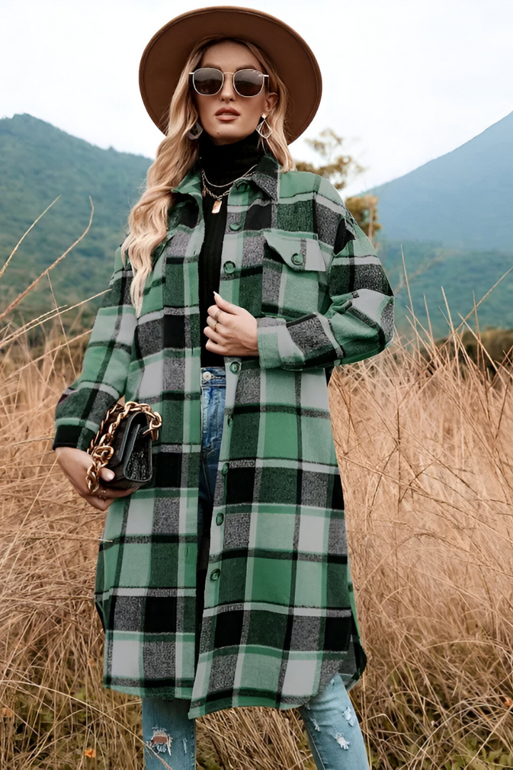 Liva™ | Cozy Checked Autumn Coat