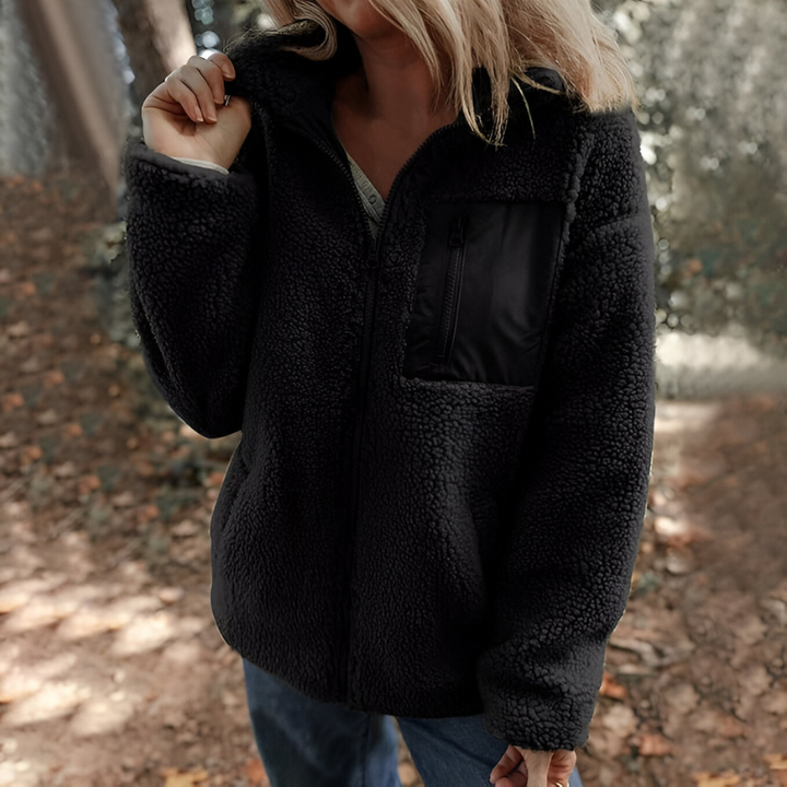 Faye™ | Cozy Teddy Fleece Zip Jacket