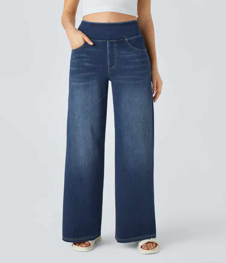 SOLÈNE™ - Wide-Leg Relaxed Jeans