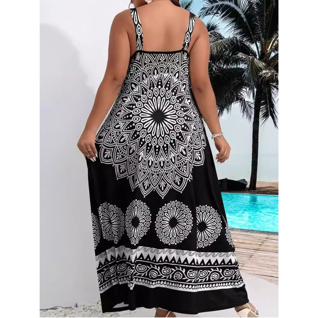 AMARIEL™ – Plus Size Sleeveless Maxi Dress