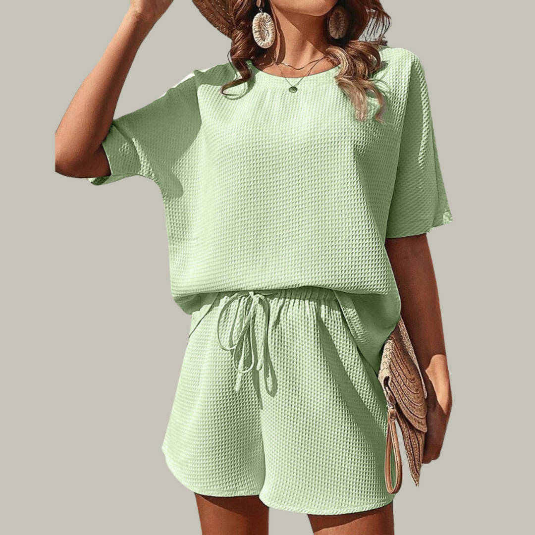 NIEVES™ – Plus Size Summer Lounge Set