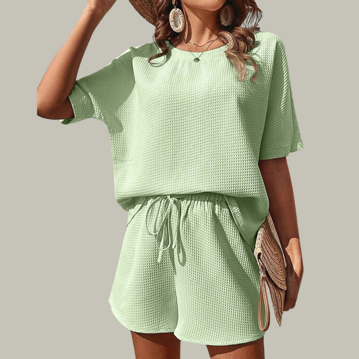 NIEVES™ – Plus Size Summer Lounge Set