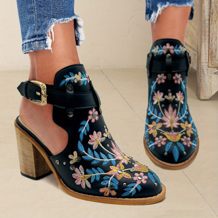 Rosine | Floral Vintage Ankle Boots