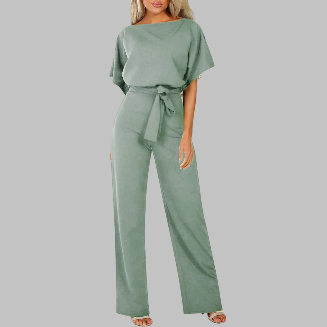 SITA™ - Tie Front Batwing Sleeve Jumpsuit