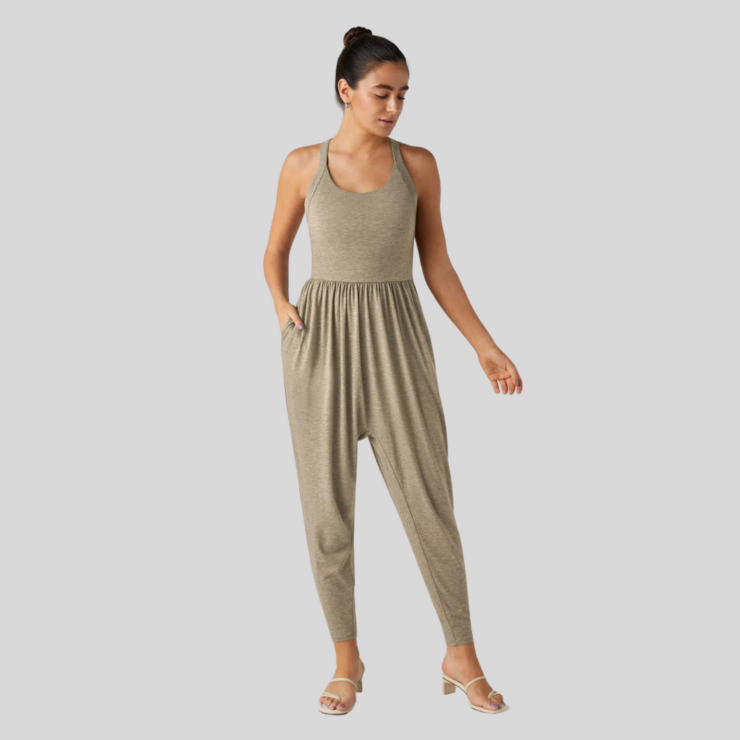 DAYEA™ – Cozy Backless U-Neck Jumpsuit
