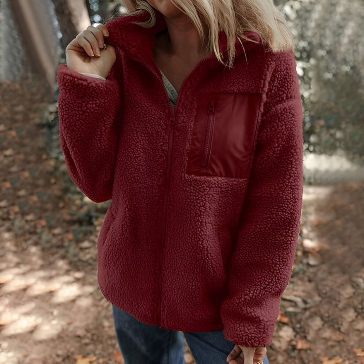 Faye™ | Cozy Teddy Fleece Zip Jacket