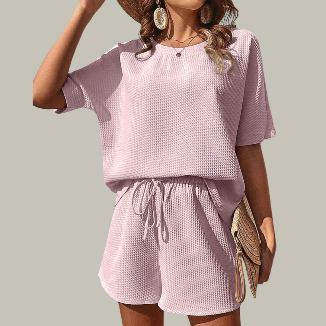 NIEVES™ – Plus Size Summer Lounge Set