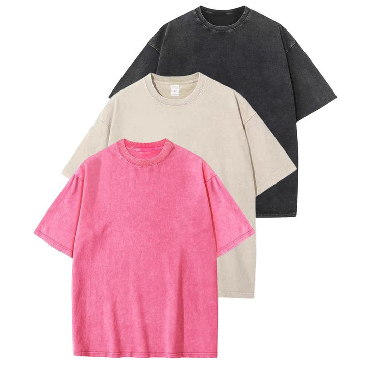 HOLLIE™ - Casual Loose Fit Crew Neck T-Shirt (3-Pack)