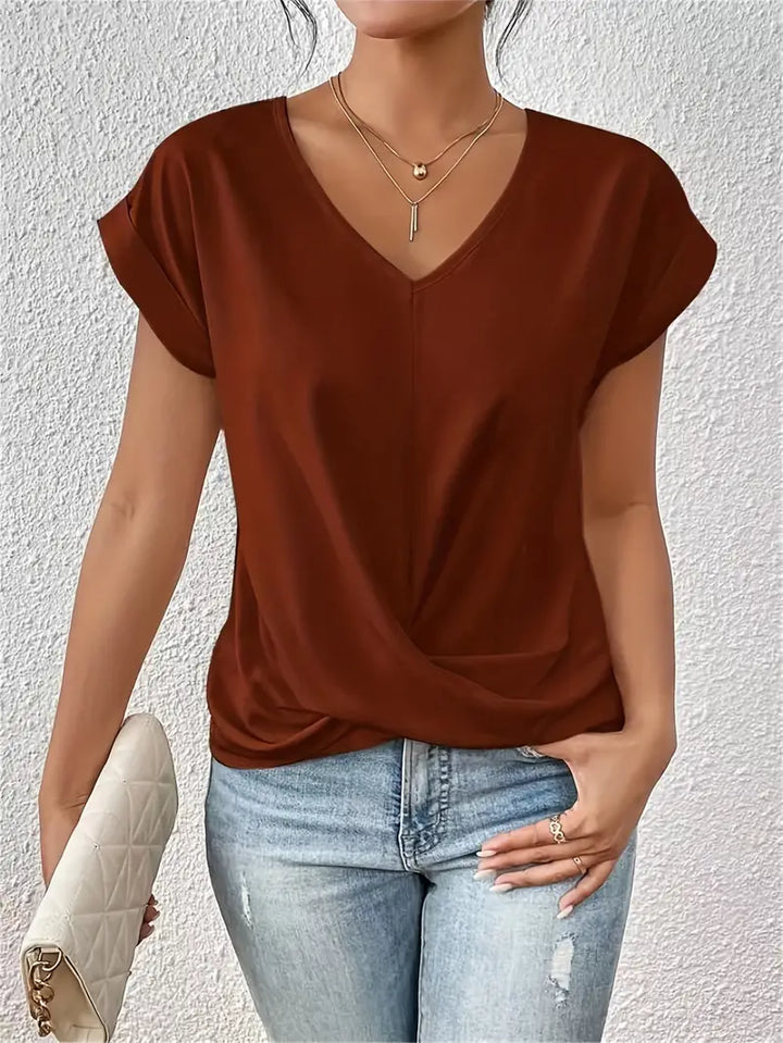BELLE™ | Chic V-Neck Top