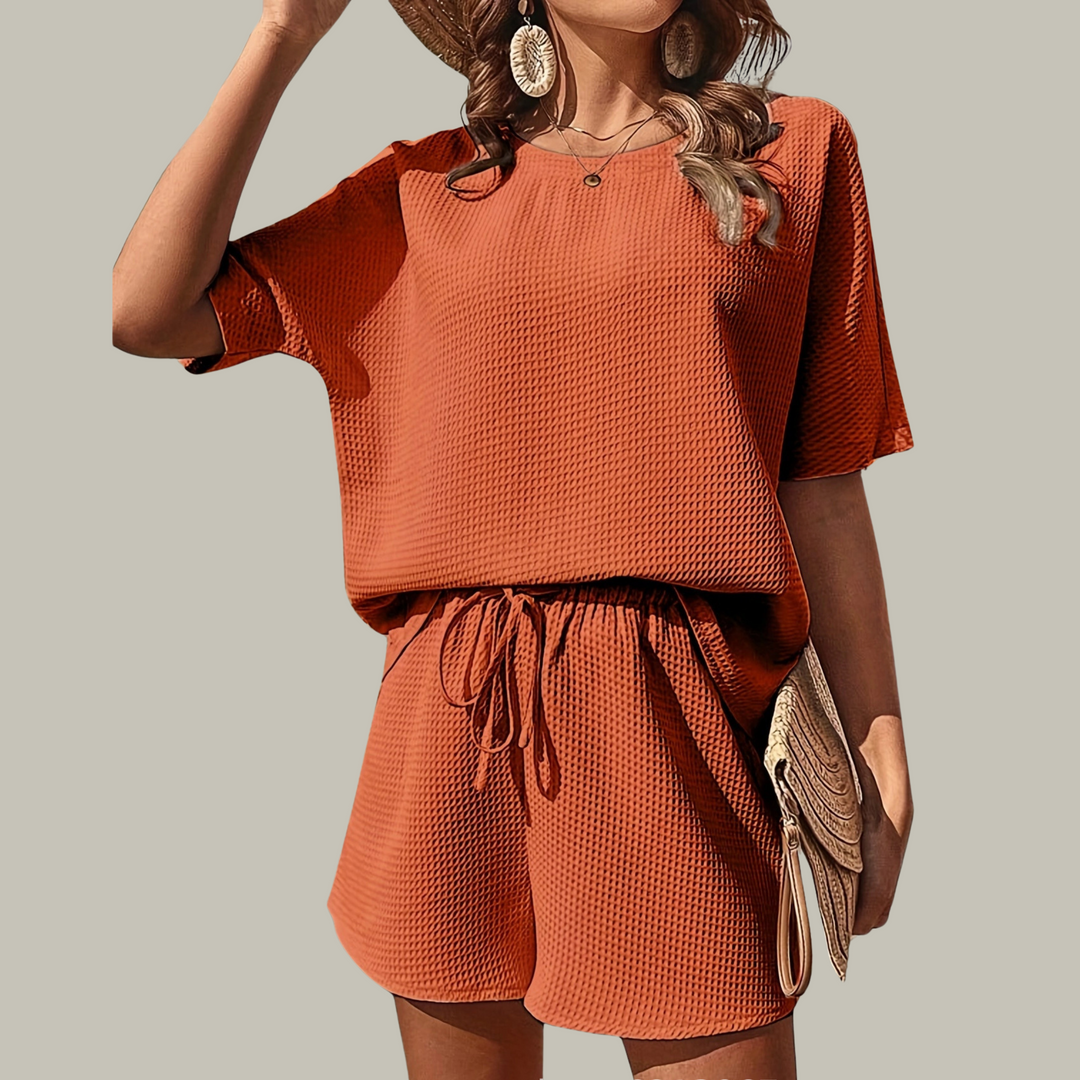 NIEVES™ – Plus Size Summer Lounge Set