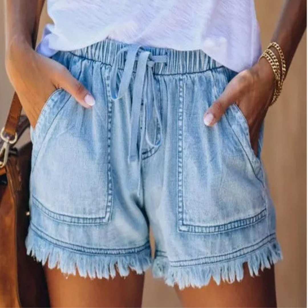 IMELDA™ – Soft Waist-Tie Loose Fit Shorts
