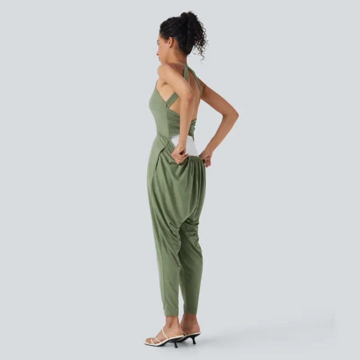 DAYEA™ – Cozy Backless U-Neck Jumpsuit
