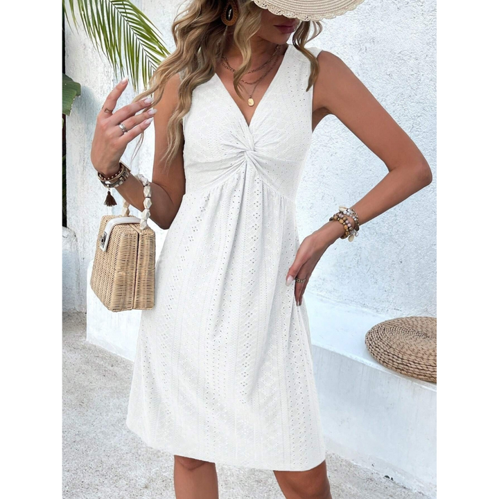 LIVIAS™ – Sleeveless Ruched Summer Dress