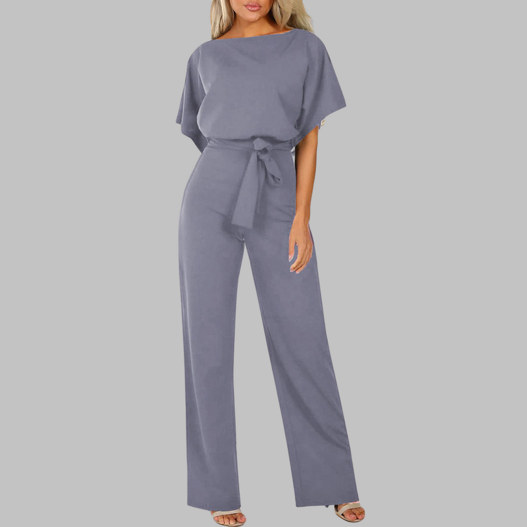 SITA™ - Tie Front Batwing Sleeve Jumpsuit