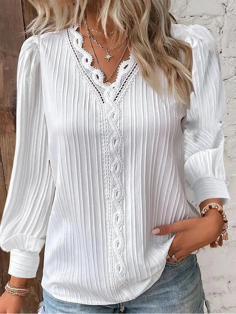 RENATA™ - Elegant Pleated Blouse