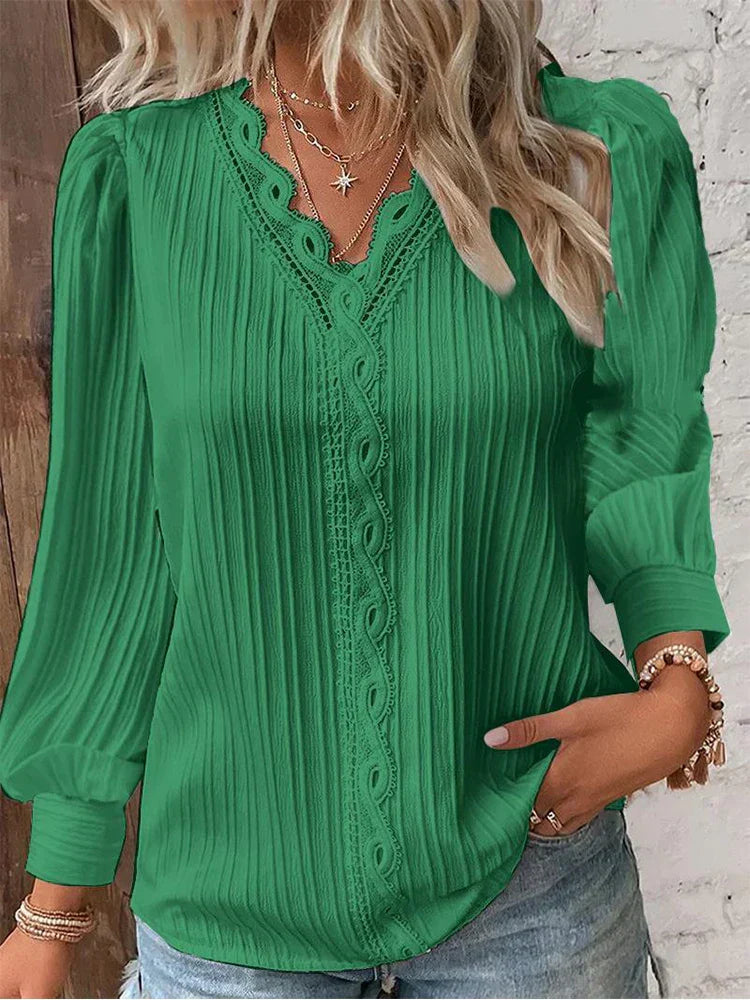 RENATA™ - Elegant Pleated Blouse