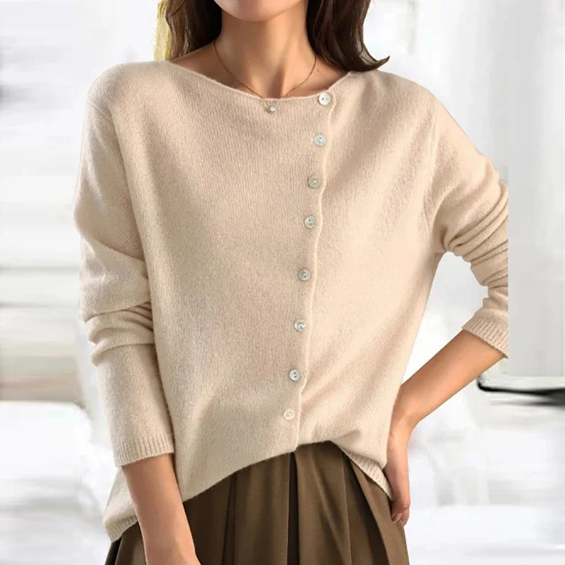 ANAIS™ | Elegant Buttoned Sweater