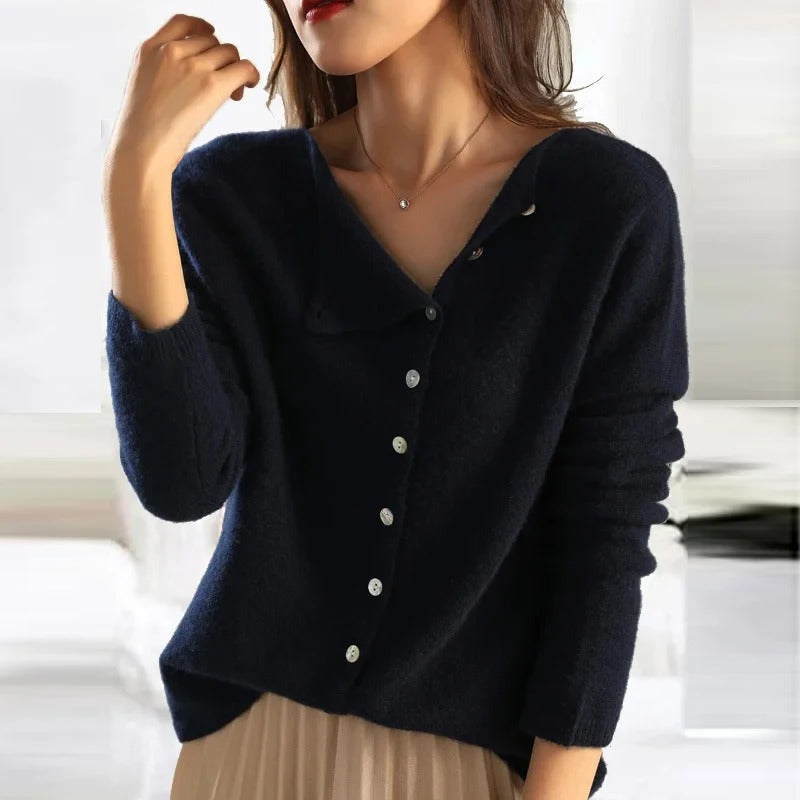 ANAIS™ | Elegant Buttoned Sweater