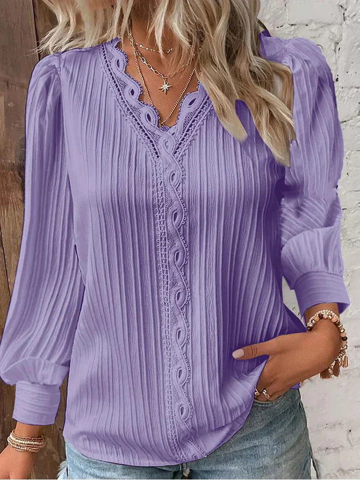 RENATA™ - Elegant Pleated Blouse
