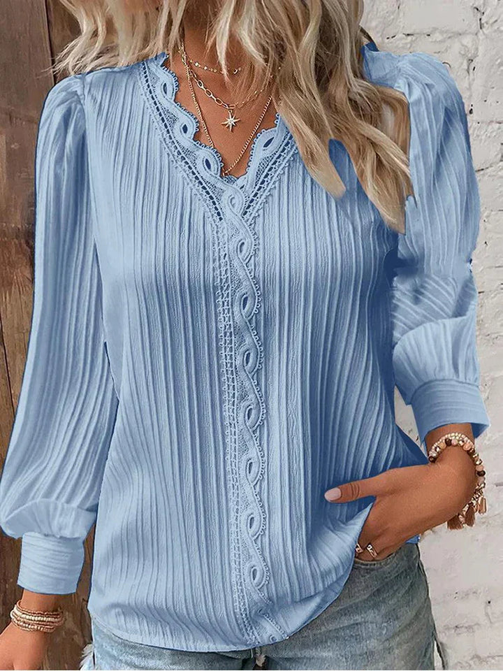 RENATA™ - Elegant Pleated Blouse