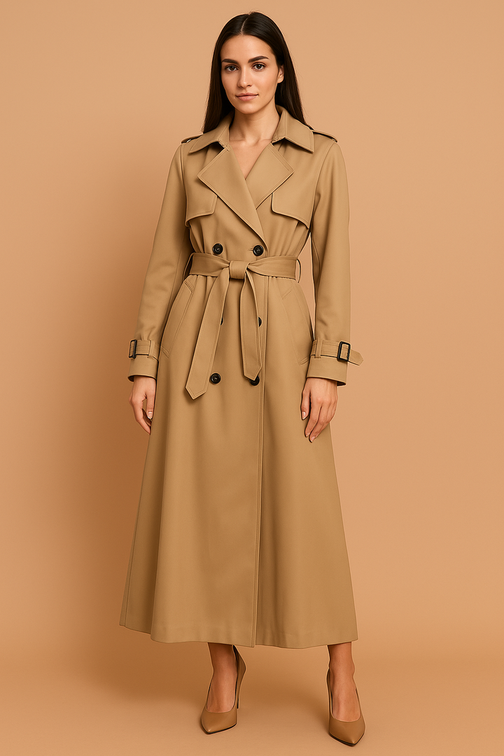 Leven™ | Elegant Long Trench Coat