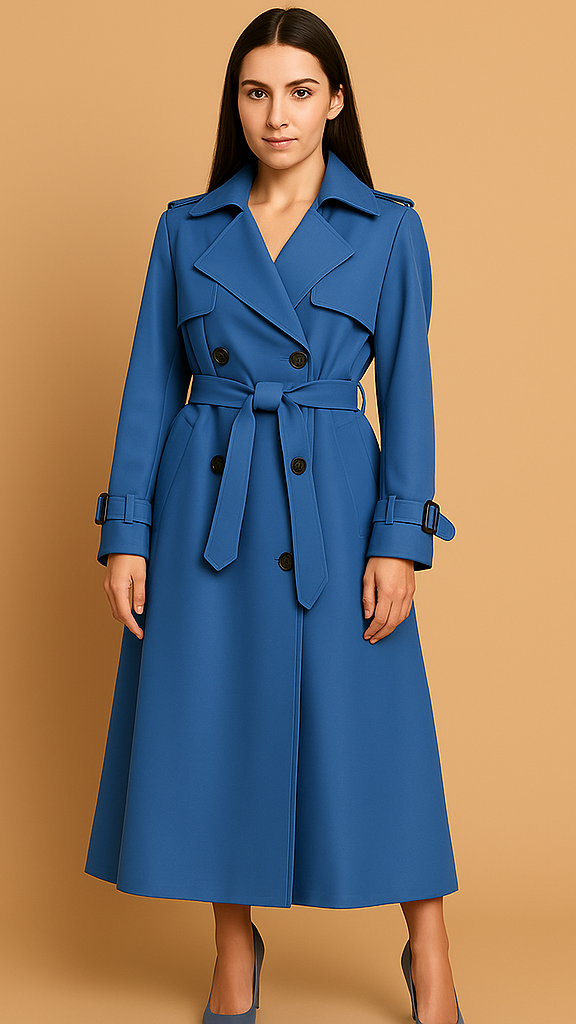 Leven™ | Elegant Long Trench Coat
