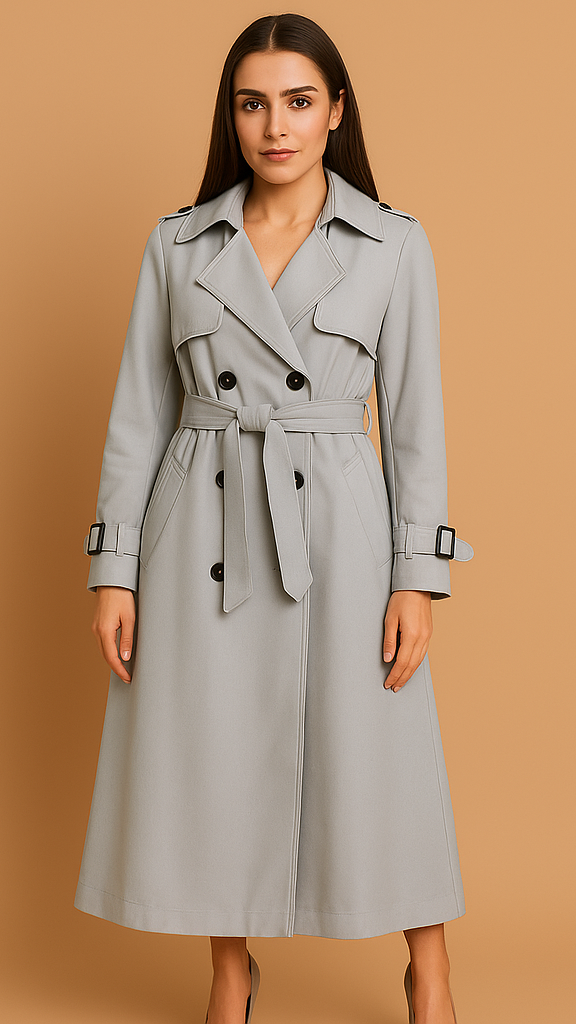 Leven™ | Elegant Long Trench Coat
