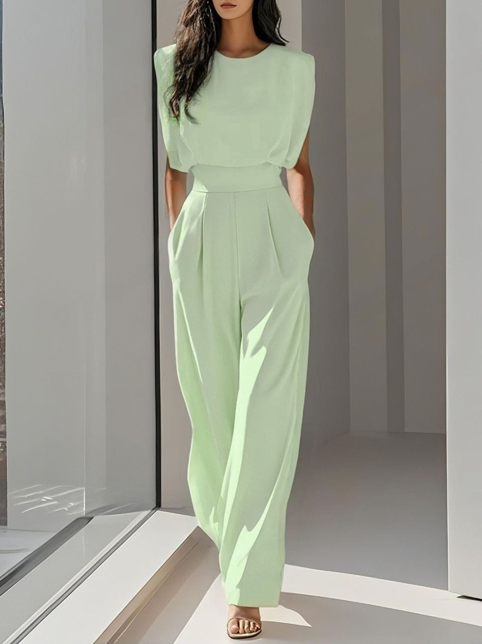 PAQUITA™ - Chic Sleeveless Summer Jumpsuit
